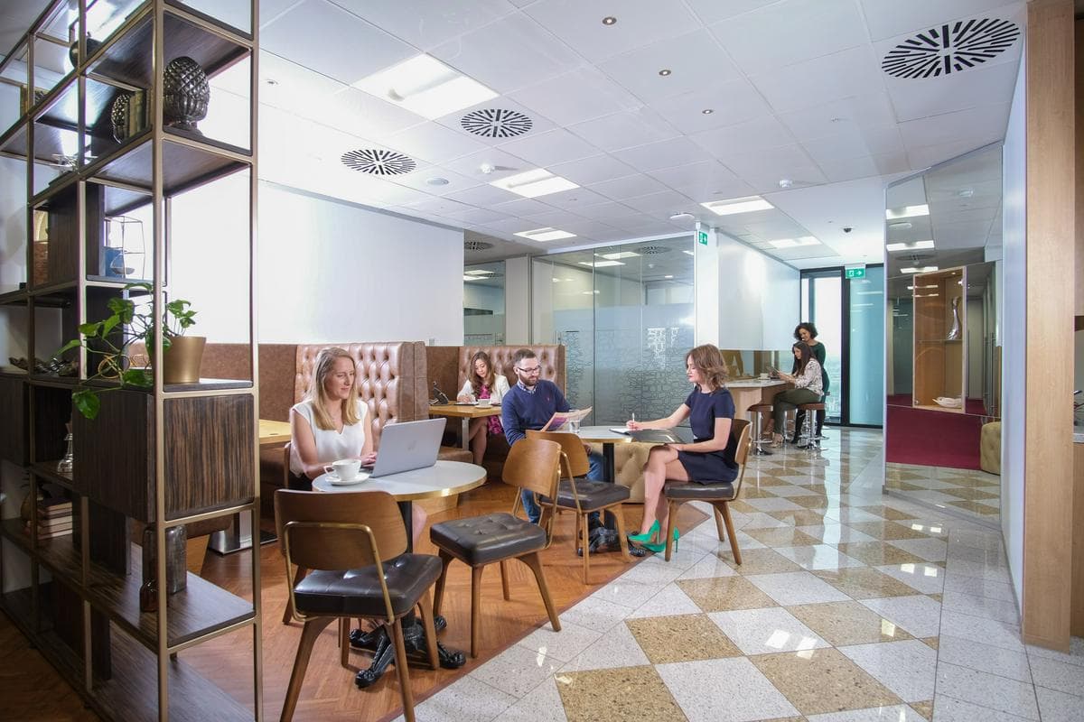 Architectural interior symbolising strategic transition
